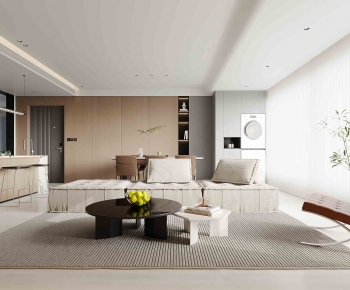 Modern A Living Room-ID:195796013