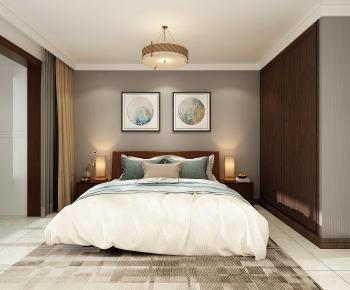 New Chinese Style Bedroom-ID:577249518