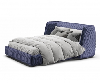 Modern Double Bed-ID:616734034