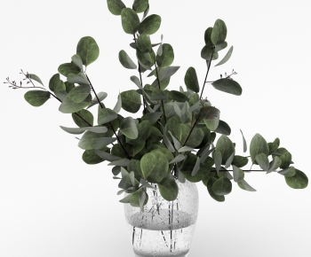 现代桌面植物花瓶-ID:860320091