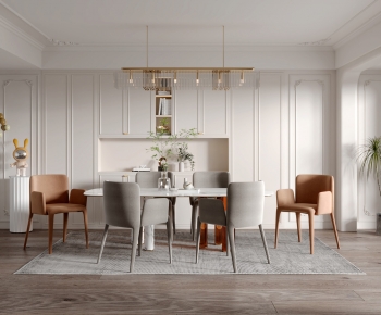 Modern French Style Dining Room-ID:772240234