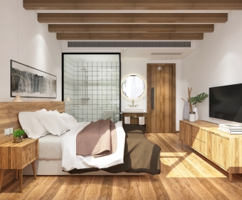 Nordic Style Bedroom-ID:804578079