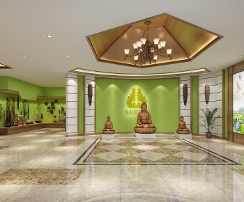 Southeast Asian Style Lobby Hall-ID:508815055