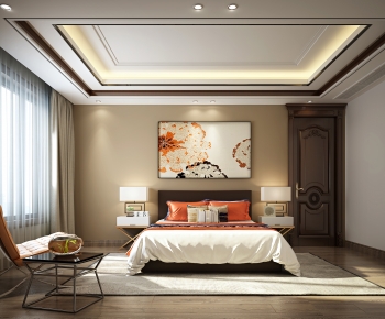New Chinese Style Bedroom-ID:249618057