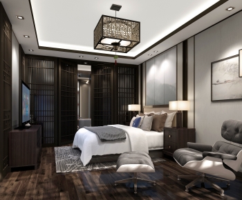 New Chinese Style Bedroom-ID:820348025