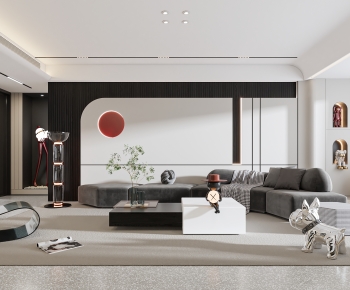 Modern A Living Room-ID:357903008