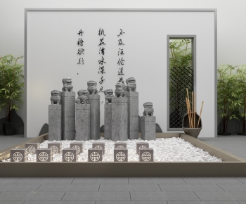 New Chinese Style Courtyard/landscape-ID:238322023