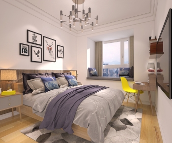 Nordic Style Bedroom-ID:946289064