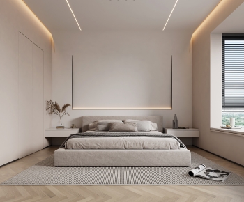 Modern Wabi-sabi Style Bedroom-ID:472390792