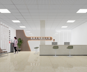 Modern Medical Space And Cultural Space-ID:253403906