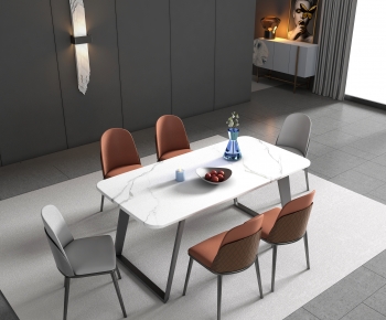 Modern Dining Table And Chairs-ID:287868026