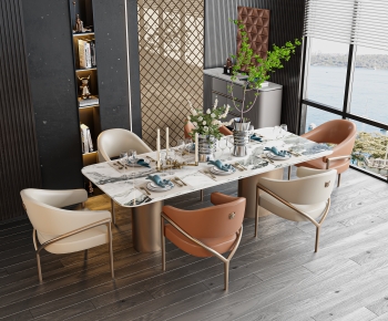 Modern Dining Table And Chairs-ID:569972996