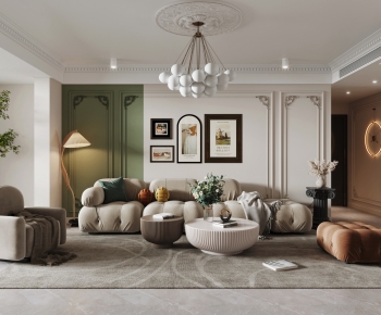 French Style A Living Room-ID:850003001