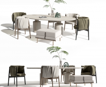 Modern Dining Table And Chairs-ID:393989093