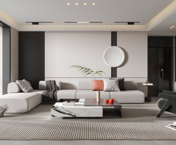 Modern A Living Room-ID:415290124