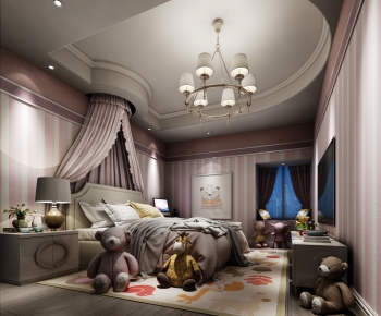 European Style Girl's Room Daughter's Room-ID:620738039