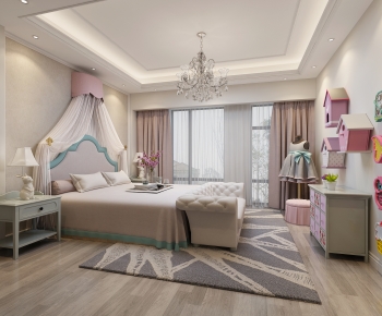 American Style Girl's Room Daughter's Room-ID:773385053