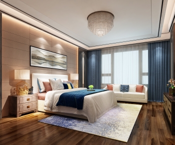New Chinese Style Bedroom-ID:776597987