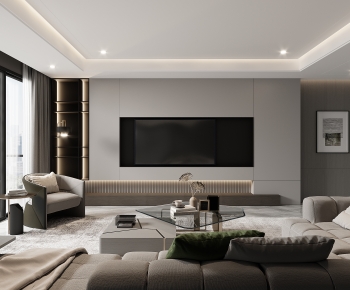 Modern A Living Room-ID:770545015