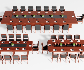 New Chinese Style Conference Table-ID:618796113