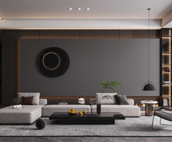 Modern A Living Room-ID:465603111