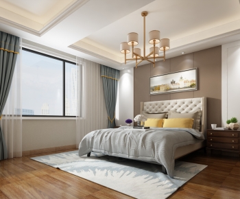 American Style Bedroom-ID:529820923