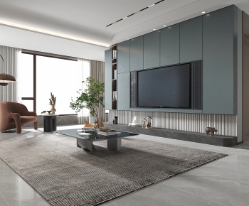 Modern A Living Room-ID:206125026