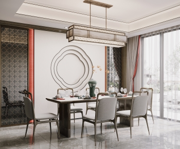 New Chinese Style Dining Room-ID:933794984