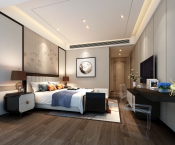 New Chinese Style Bedroom-ID:816290484