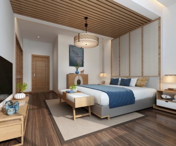 New Chinese Style Bedroom-ID:299643995