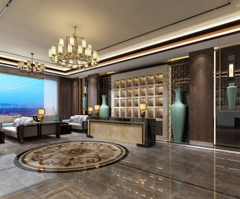 New Chinese Style Lobby Hall-ID:440309053