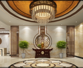 New Chinese Style Lobby Hall-ID:205013045