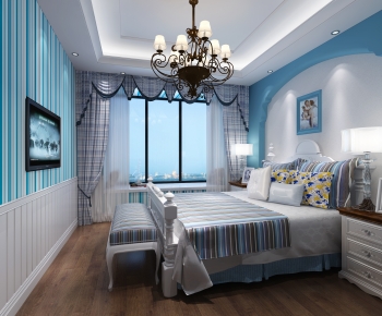 Mediterranean Style Bedroom-ID:549684057