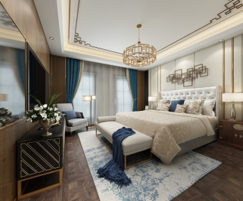 New Chinese Style Bedroom-ID:155706888