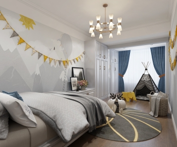 Nordic Style Boy's Room And Son's Room-ID:903961905