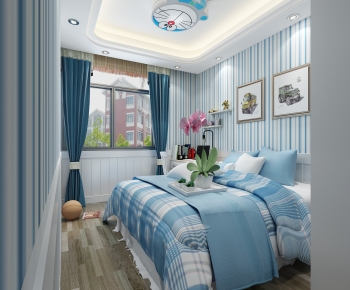 Mediterranean Style Boy's Room And Son's Room-ID:407123092