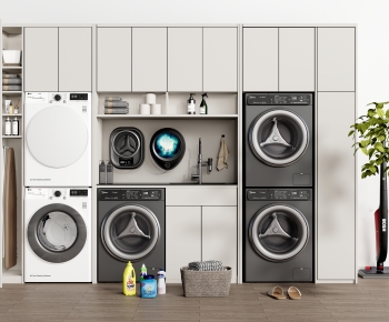 Modern Laundry Cabinet-ID:324279078