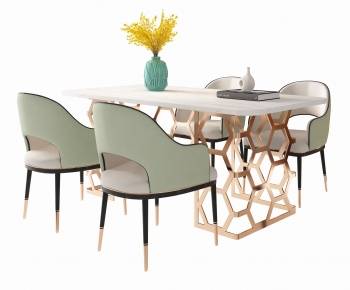 Modern Dining Table And Chairs-ID:678010943