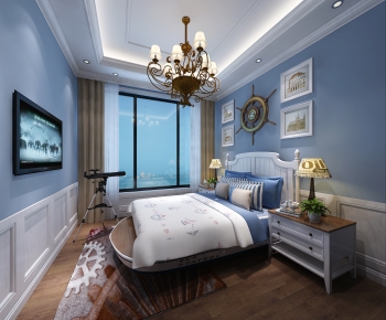 Mediterranean Style Bedroom-ID:652777912