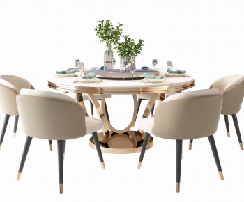 Modern Dining Table And Chairs-ID:945497041