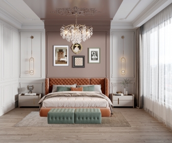 French Style Bedroom-ID:680738934