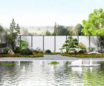 New Chinese Style Garden Landscape-ID:307965994