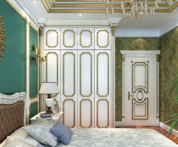 French Style Bedroom-ID:618455898