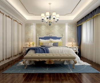 American Style Bedroom-ID:840168954