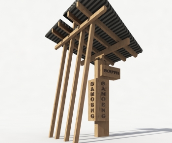 New Chinese Style Building Component-ID:109819893