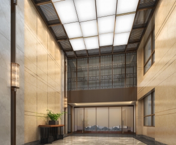 New Chinese Style Lobby Hall-ID:534178026