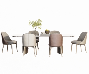 Modern Dining Table And Chairs-ID:205552102