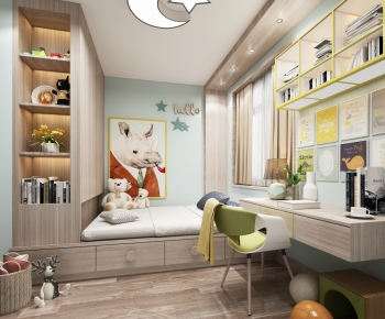 Nordic Style Bedroom-ID:528645041