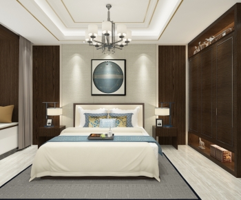 New Chinese Style Bedroom-ID:316853054