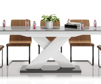 Modern Dining Table And Chairs-ID:433367979